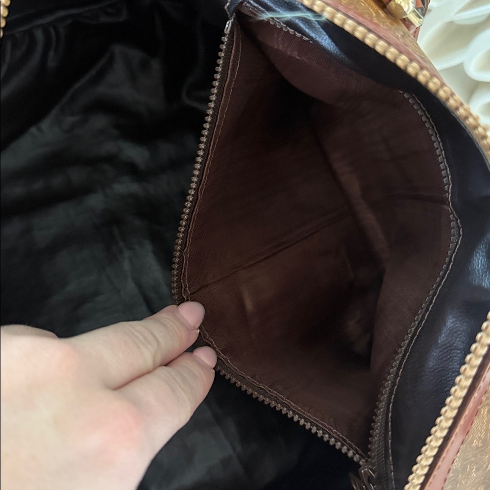 Celine Brown Boston Leather Duffel Bag - Picture 10 of 10